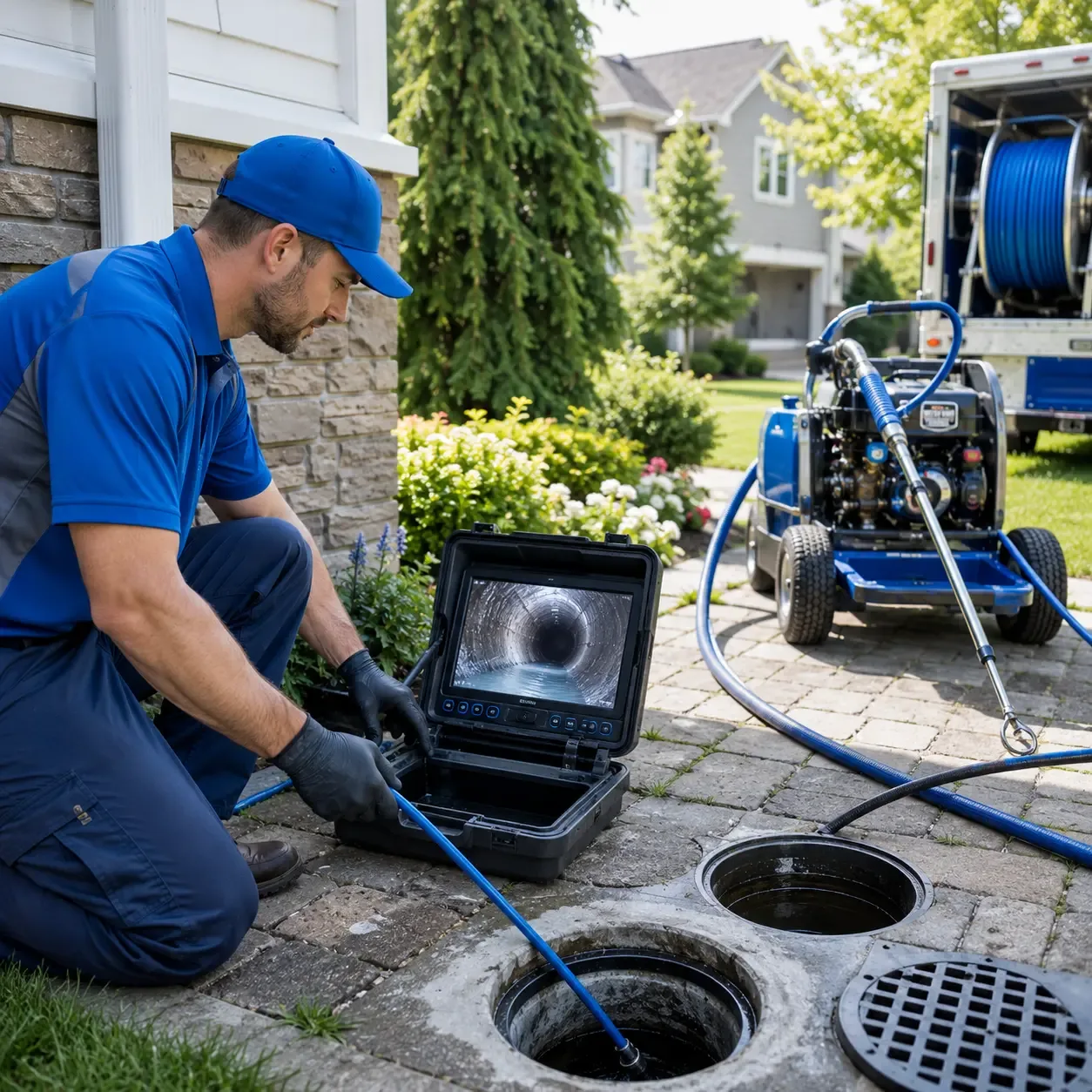 Outdoor drain cleaning professionals serving Coulterville, IL